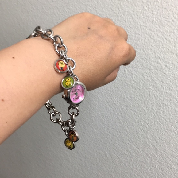 🖤2004 David & Goliath charms bracelet watch - Picture 11 of 14